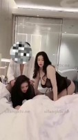 Wang Liding combined and teased with male photographers Super combined threesome big breasts goddess