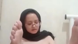 Viral Jilbab Hitam Toge Colmek
